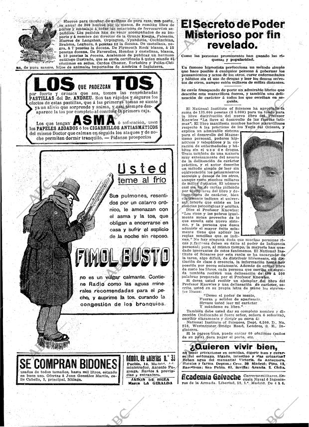 ABC MADRID 27-02-1916 página 25