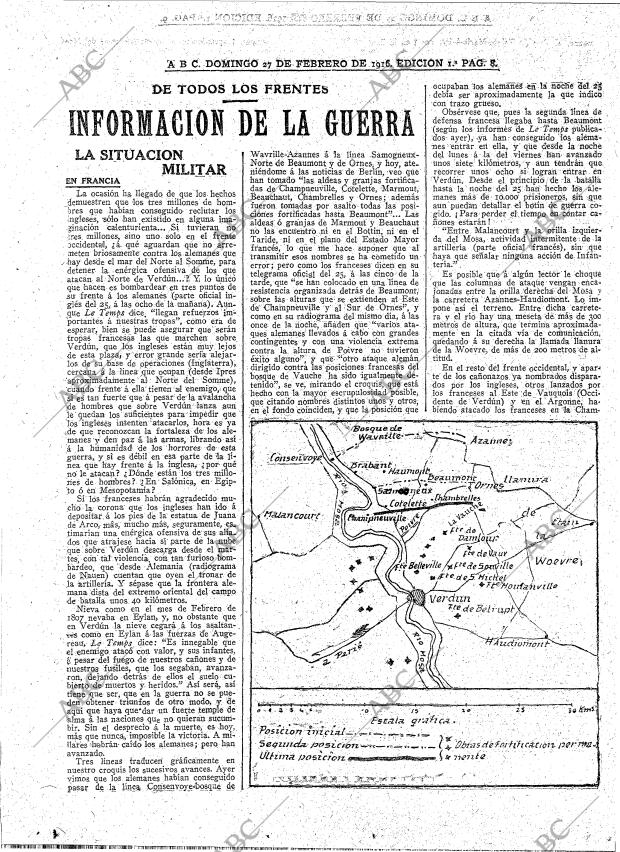 ABC MADRID 27-02-1916 página 8