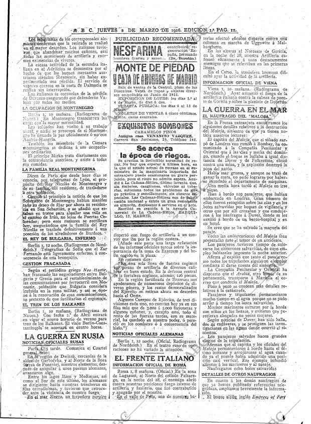 ABC MADRID 02-03-1916 página 11