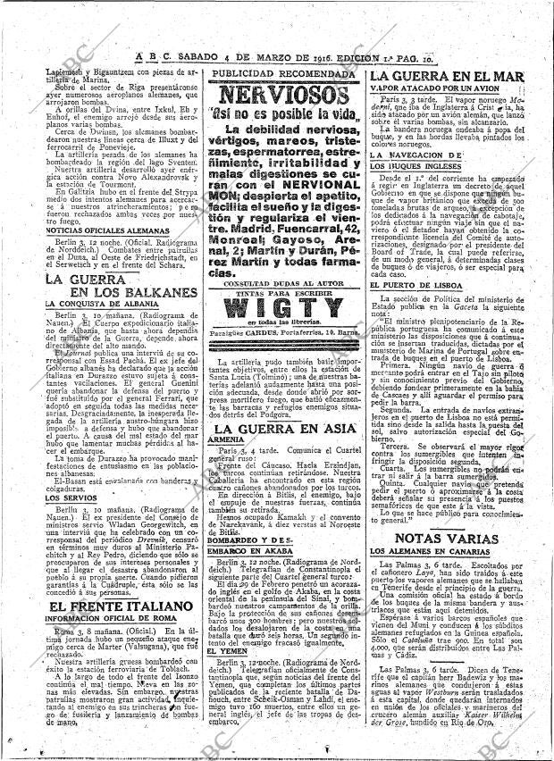 ABC MADRID 04-03-1916 página 10