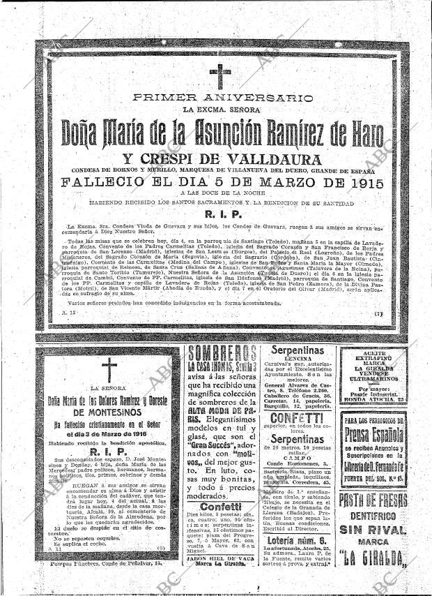 ABC MADRID 04-03-1916 página 24