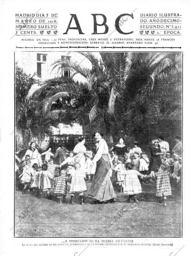 ABC MADRID 05-03-1916 página 1