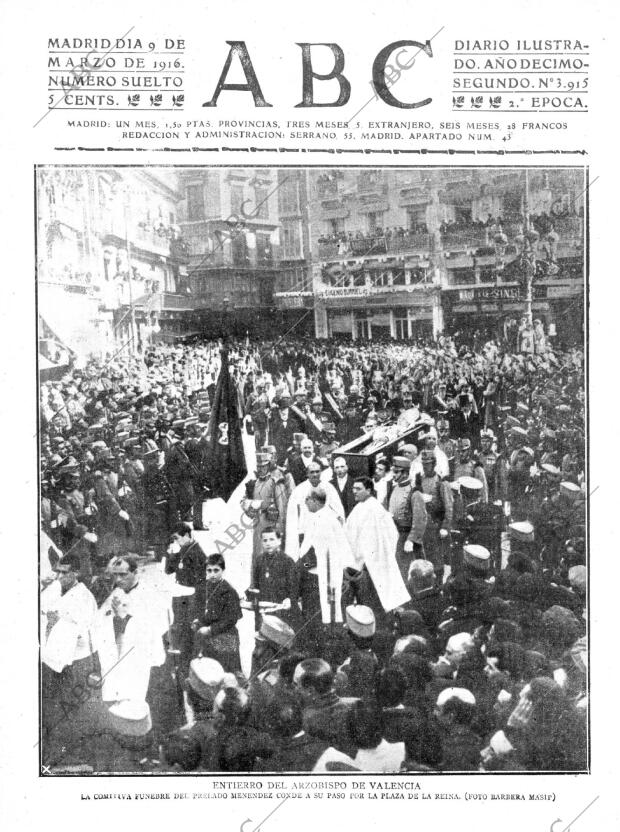 ABC MADRID 09-03-1916 página 1