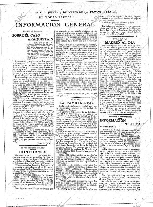 ABC MADRID 09-03-1916 página 12