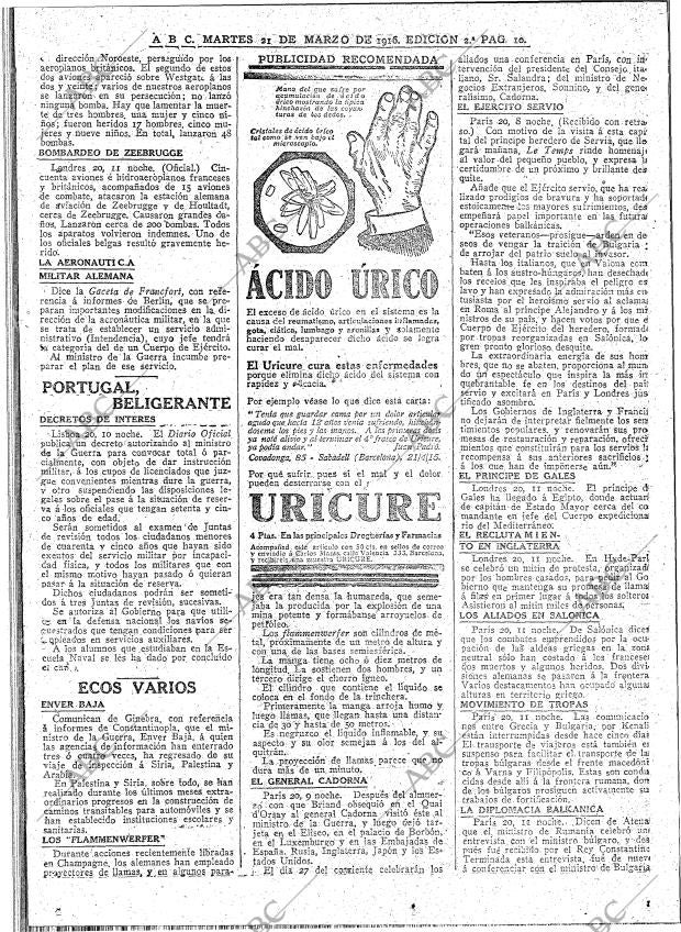 ABC MADRID 21-03-1916 página 10