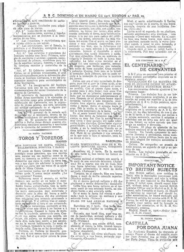 ABC MADRID 26-03-1916 página 12