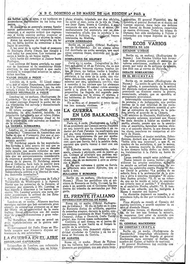 ABC MADRID 26-03-1916 página 9