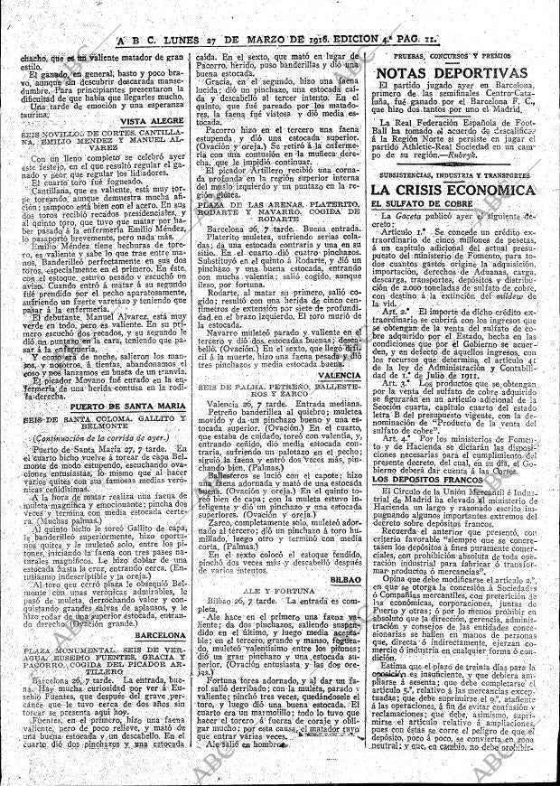 ABC MADRID 27-03-1916 página 11