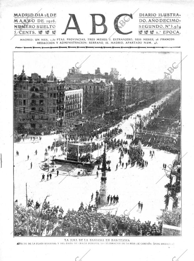 ABC MADRID 28-03-1916 página 1