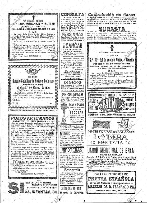 ABC MADRID 28-03-1916 página 23