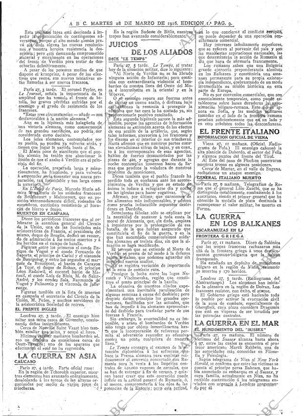 ABC MADRID 28-03-1916 página 9