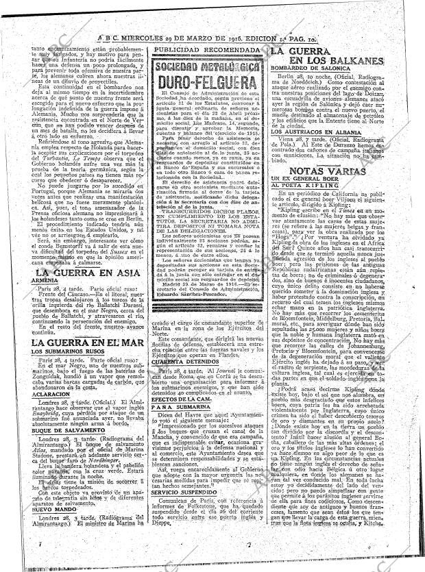 ABC MADRID 29-03-1916 página 10