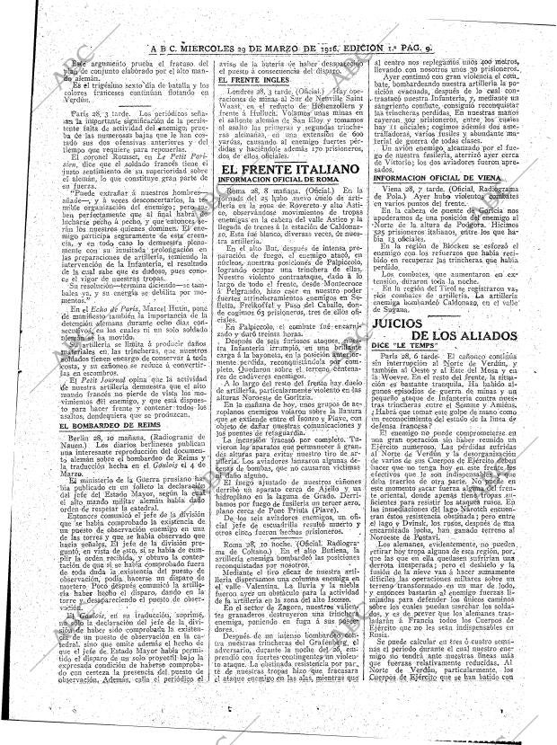 ABC MADRID 29-03-1916 página 9