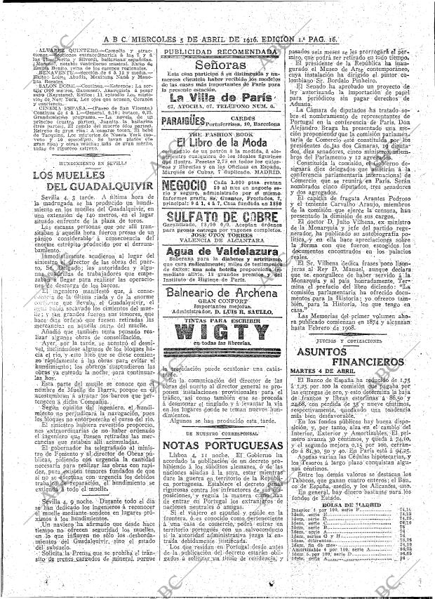 ABC MADRID 05-04-1916 página 16