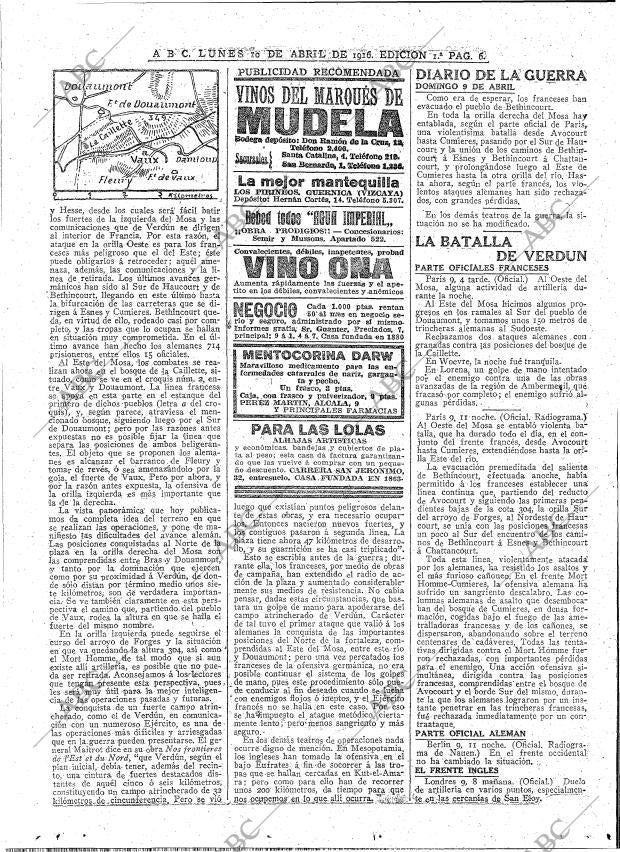 ABC MADRID 10-04-1916 página 6