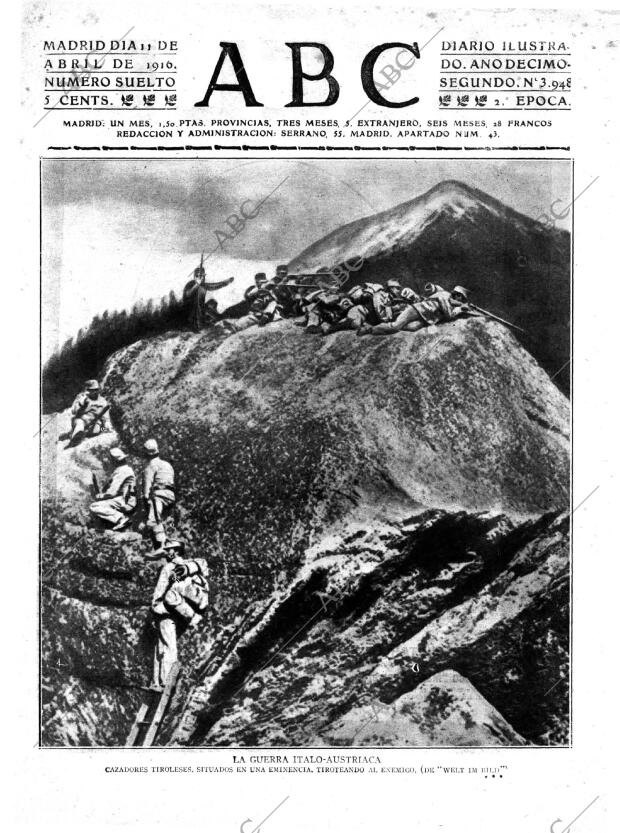 ABC MADRID 11-04-1916 página 1
