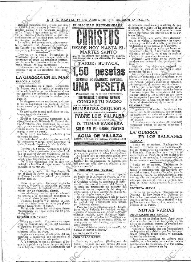 ABC MADRID 11-04-1916 página 10