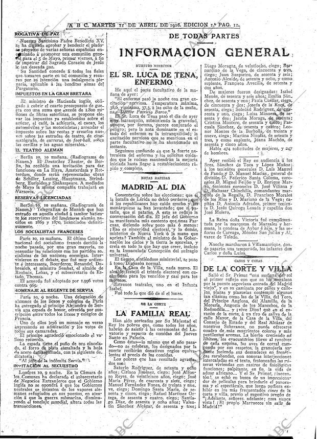 ABC MADRID 11-04-1916 página 11
