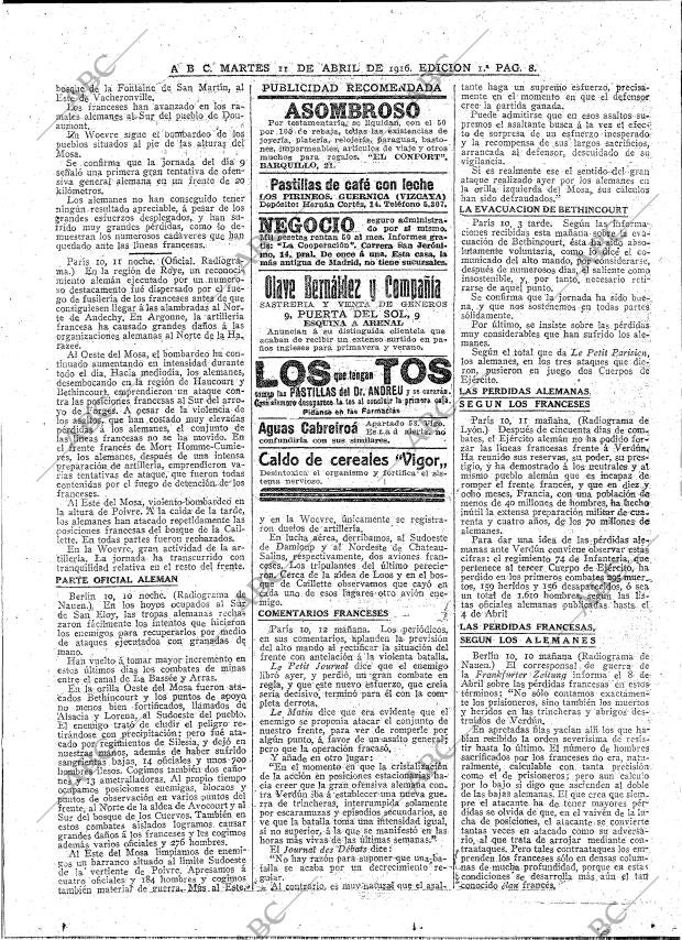 ABC MADRID 11-04-1916 página 8