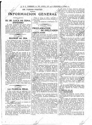 ABC MADRID 14-04-1916 página 11