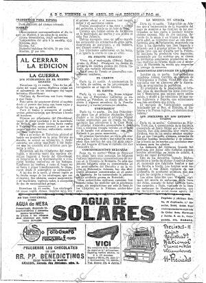 ABC MADRID 14-04-1916 página 20