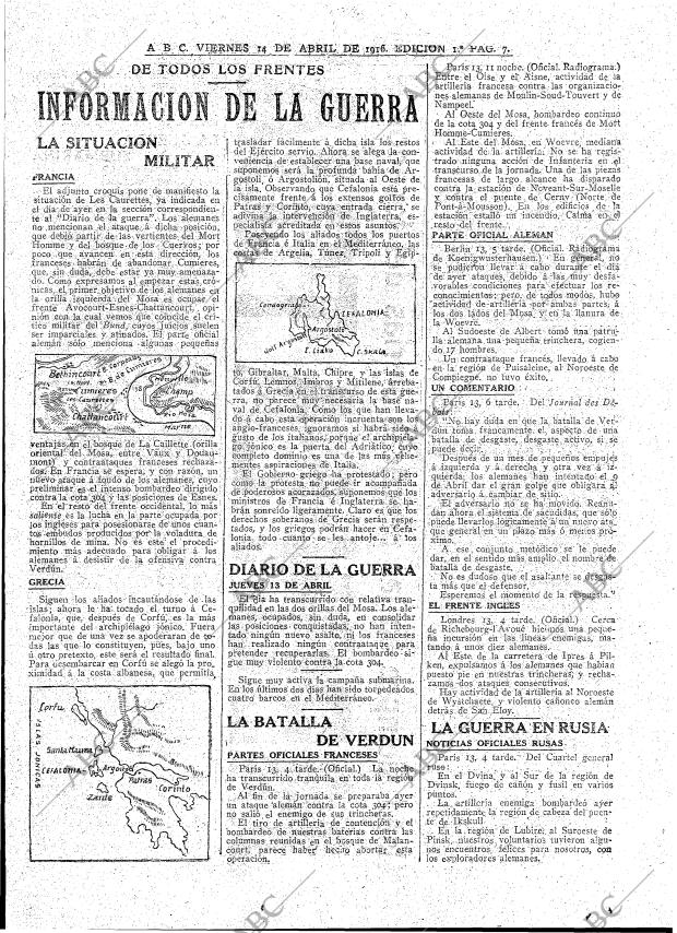 ABC MADRID 14-04-1916 página 7