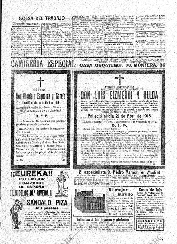 ABC MADRID 16-04-1916 página 21