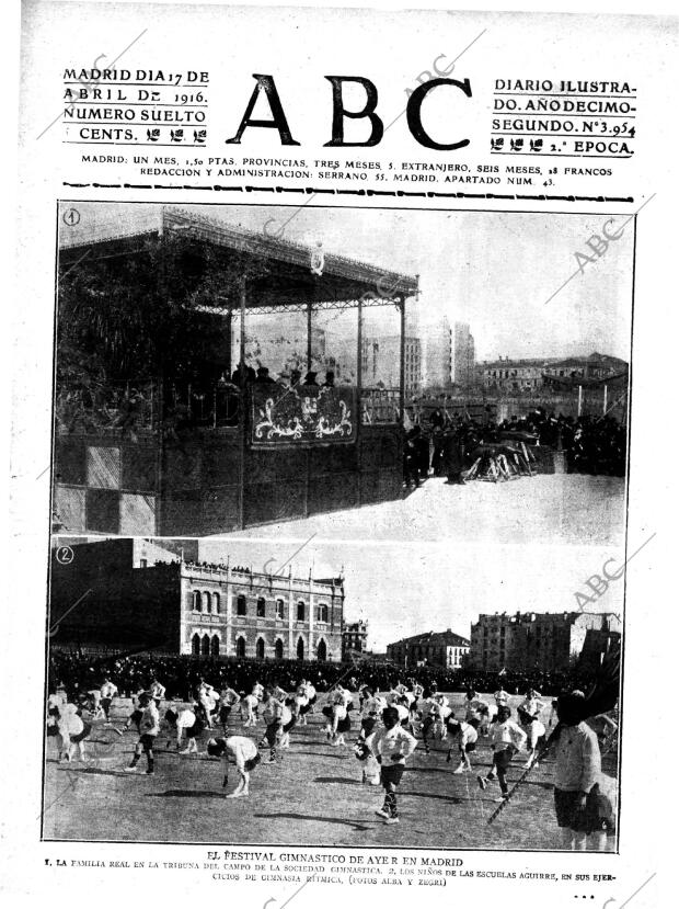 ABC MADRID 17-04-1916 página 1