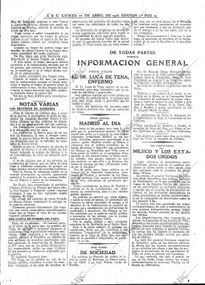 ABC MADRID 17-04-1916 página 9