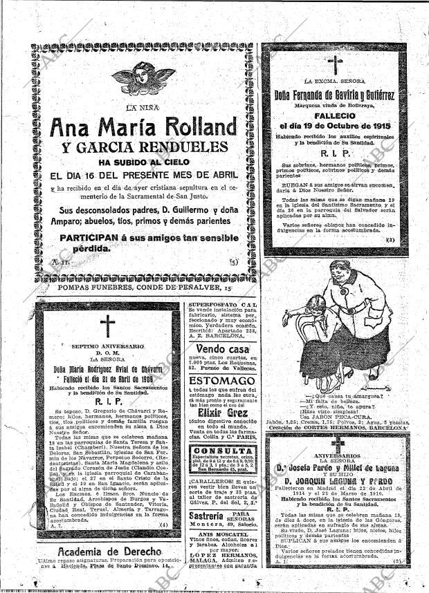 ABC MADRID 18-04-1916 página 22