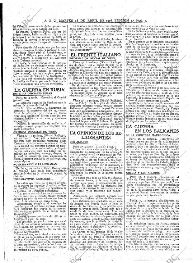 ABC MADRID 18-04-1916 página 9