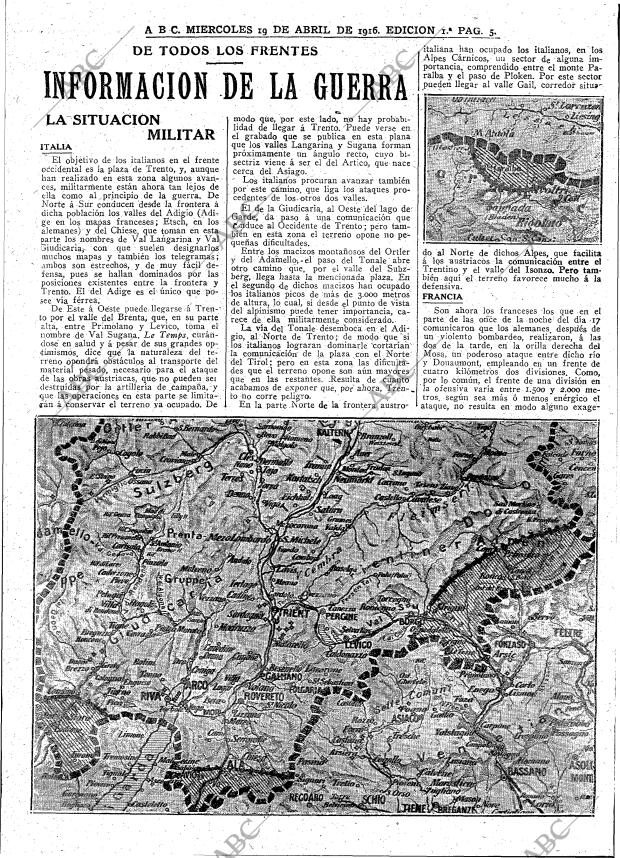 ABC MADRID 19-04-1916 página 5