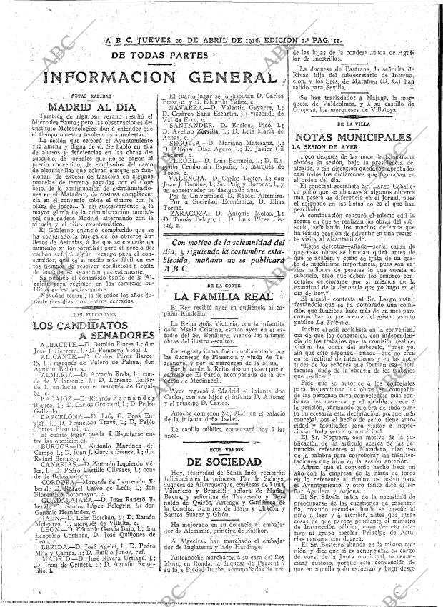 ABC MADRID 20-04-1916 página 12