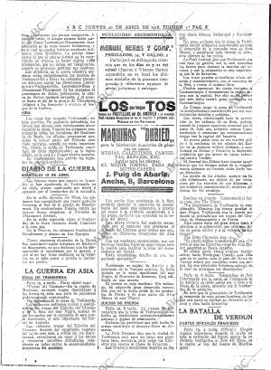 ABC MADRID 20-04-1916 página 8