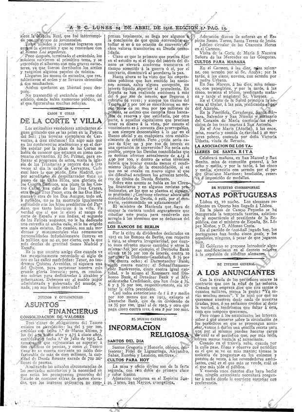 ABC MADRID 24-04-1916 página 15