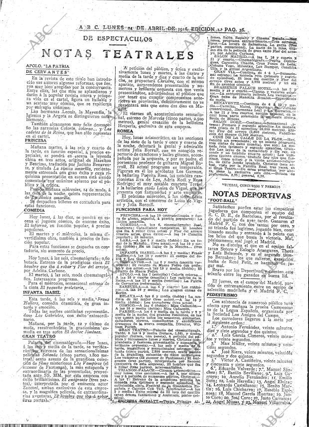 ABC MADRID 24-04-1916 página 16