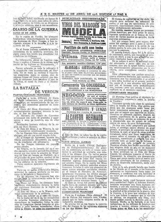 ABC MADRID 25-04-1916 página 6