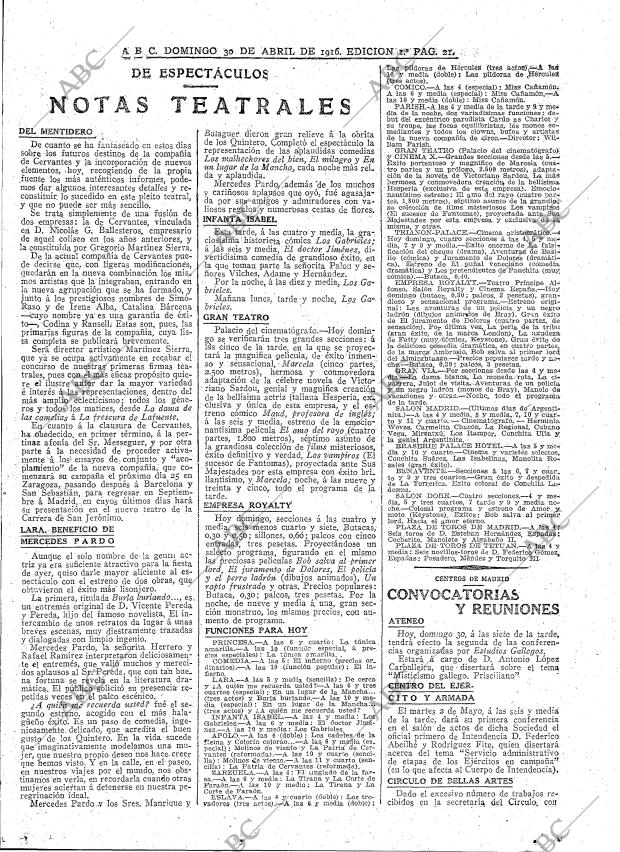 ABC MADRID 30-04-1916 página 21
