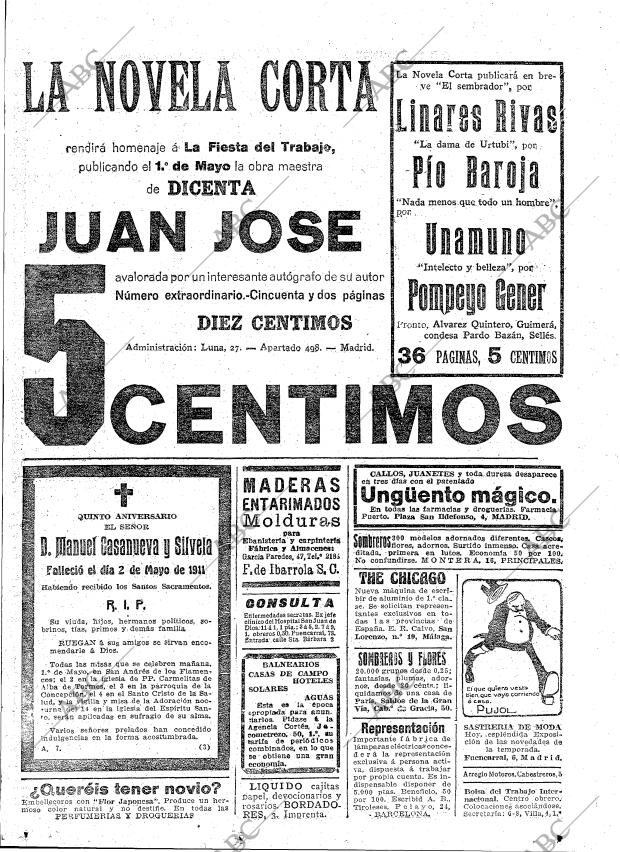 ABC MADRID 30-04-1916 página 25