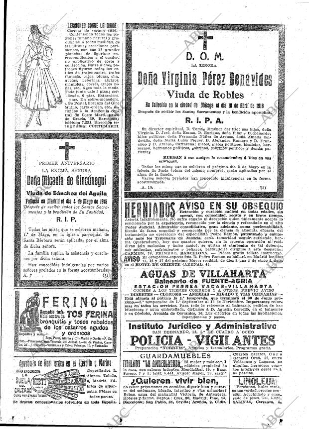 ABC MADRID 30-04-1916 página 29