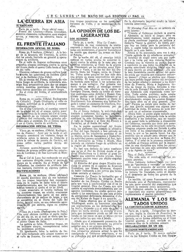 ABC MADRID 01-05-1916 página 12