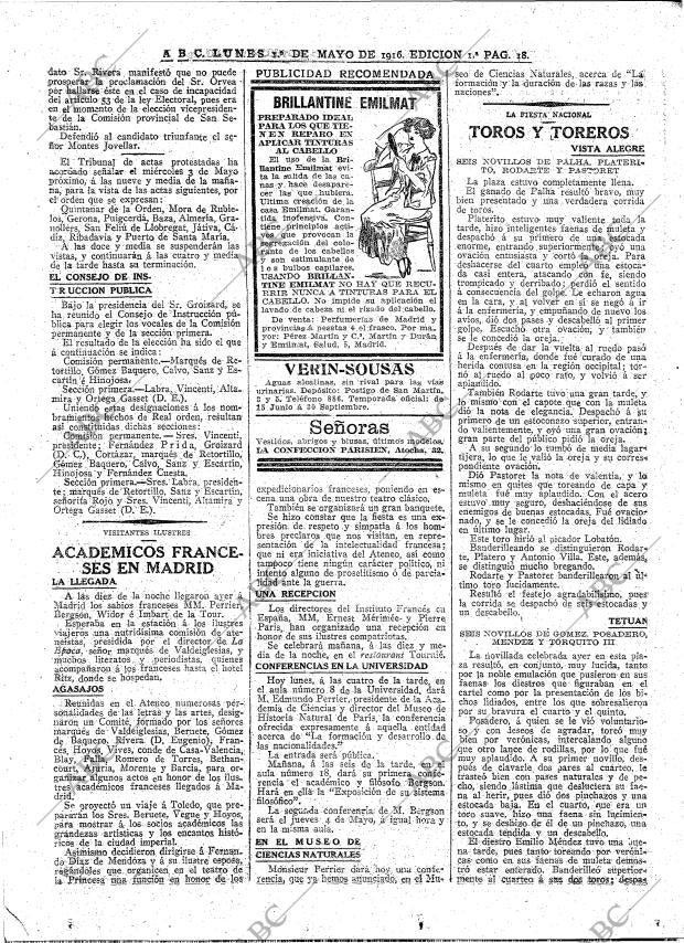 ABC MADRID 01-05-1916 página 18