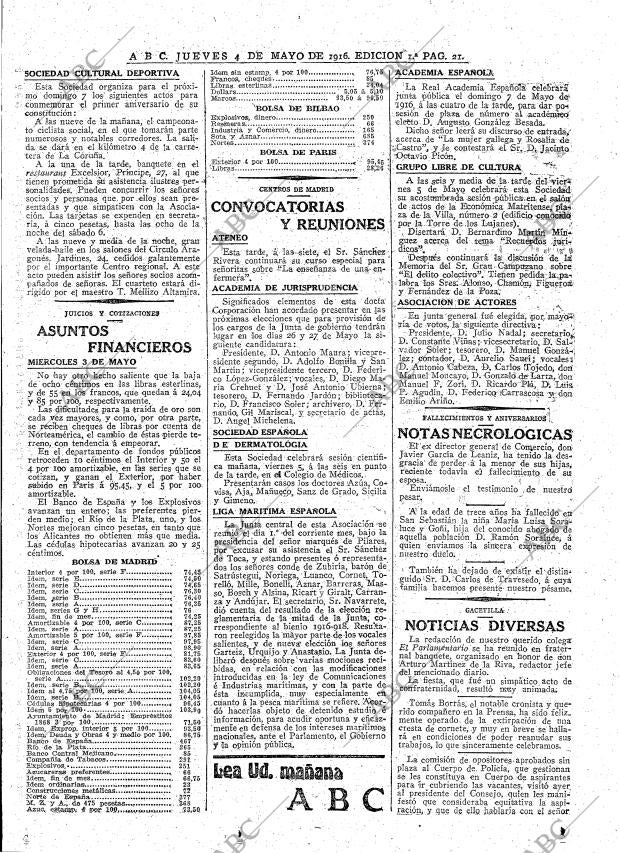 ABC MADRID 04-05-1916 página 21