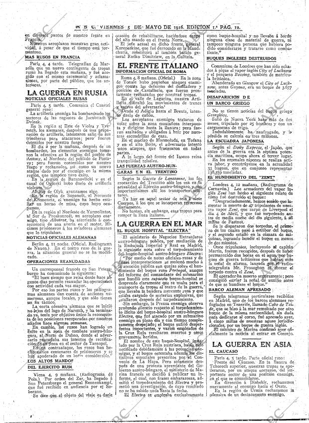 ABC MADRID 05-05-1916 página 12