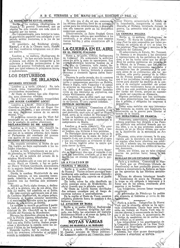 ABC MADRID 05-05-1916 página 13