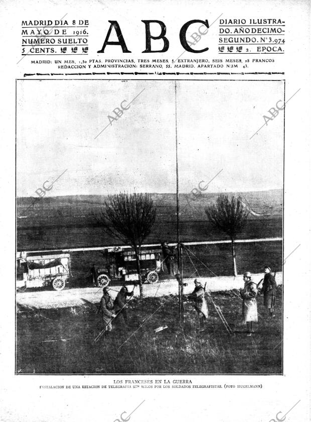 ABC MADRID 08-05-1916 página 1