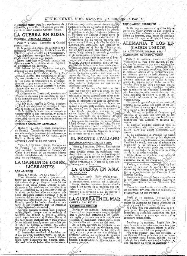 ABC MADRID 08-05-1916 página 8