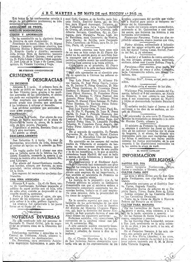 ABC MADRID 09-05-1916 página 17
