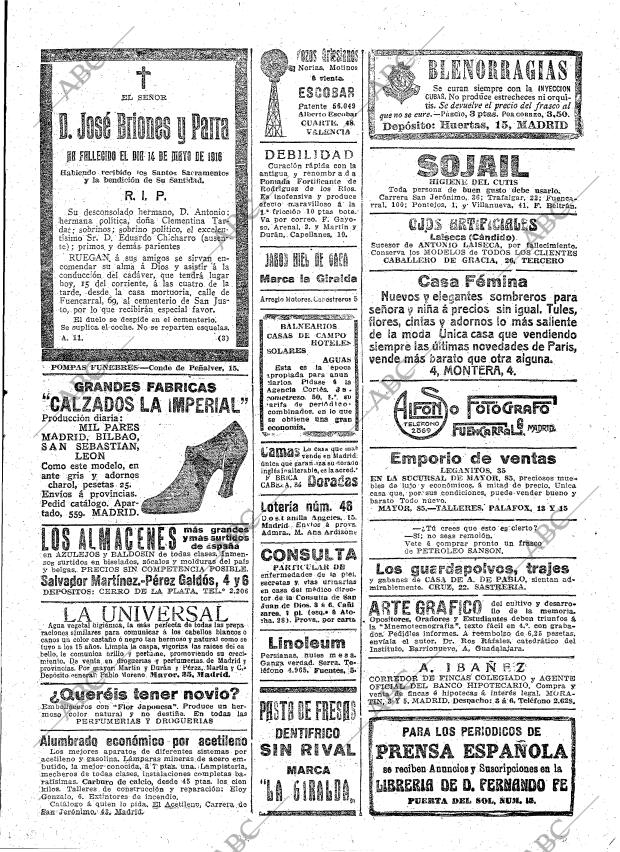 ABC MADRID 15-05-1916 página 21