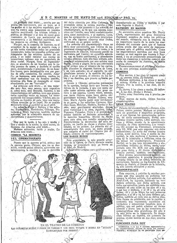 ABC MADRID 16-05-1916 página 15